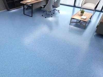 PVC flooring for sound absorption and noise reduction